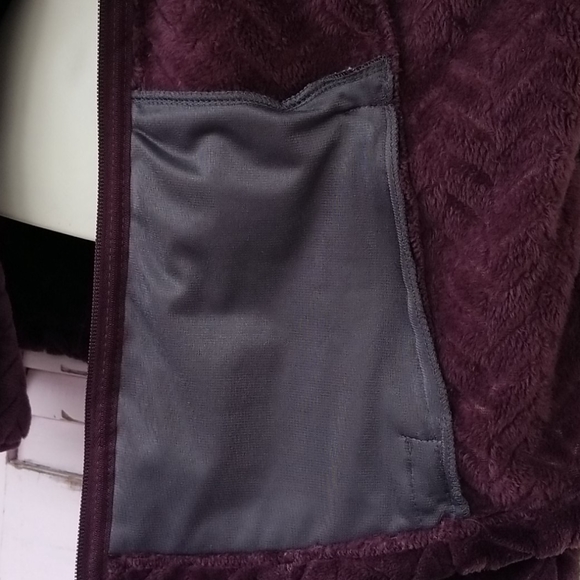 ๐ FREE COUNTRY Chevron Butter Pile Jacket Purple M NWT - Picture 12 of 12